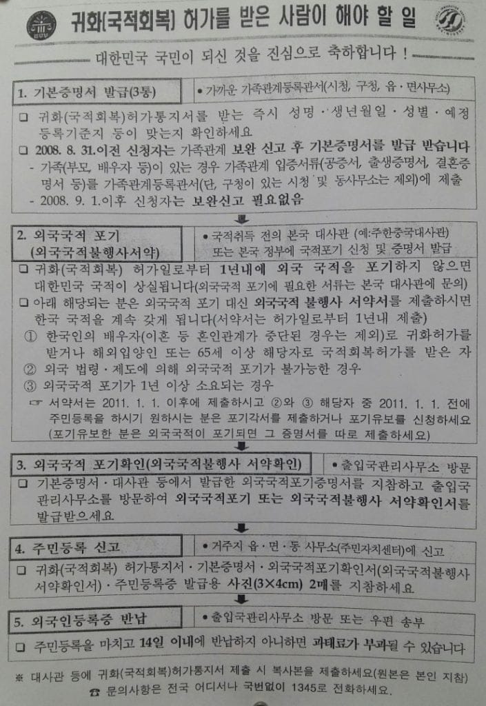 GO-KOREA 10 bước cần làm sau khi đỗ quốc tịch Hàn📎 6 Hình ảnh từ GO-KOREA: 20161021 161028