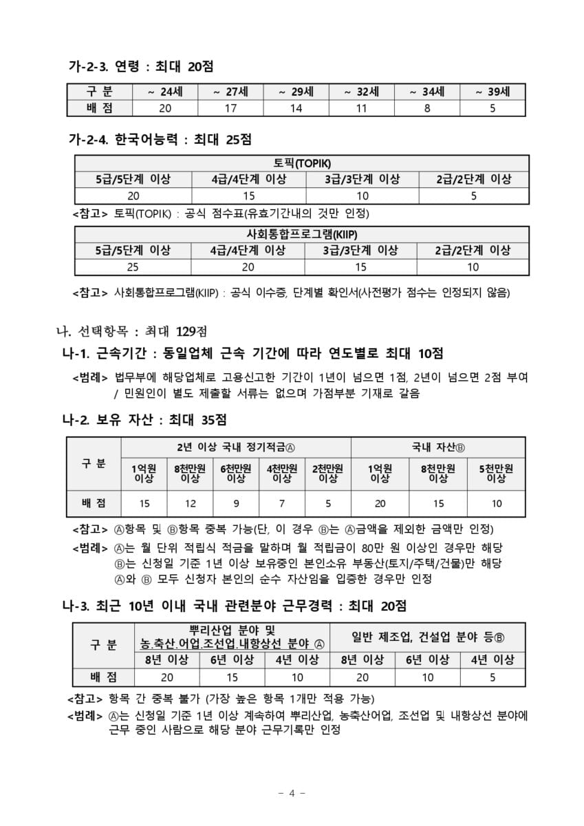 GO-KOREA Hướng dẫn chế độ chuyển đổi tư cách lưu trú E7-4 nhân lực lành nghề quý 1 năm 2023 4 Hình ảnh từ GO-KOREA: 4 7