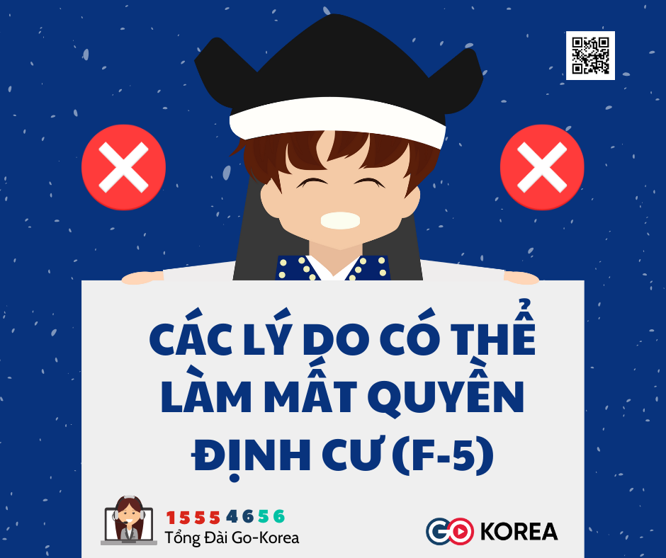 Hình ảnh từ GO-KOREA: Cac ly do co the lam mat quyen dinh cu F 5