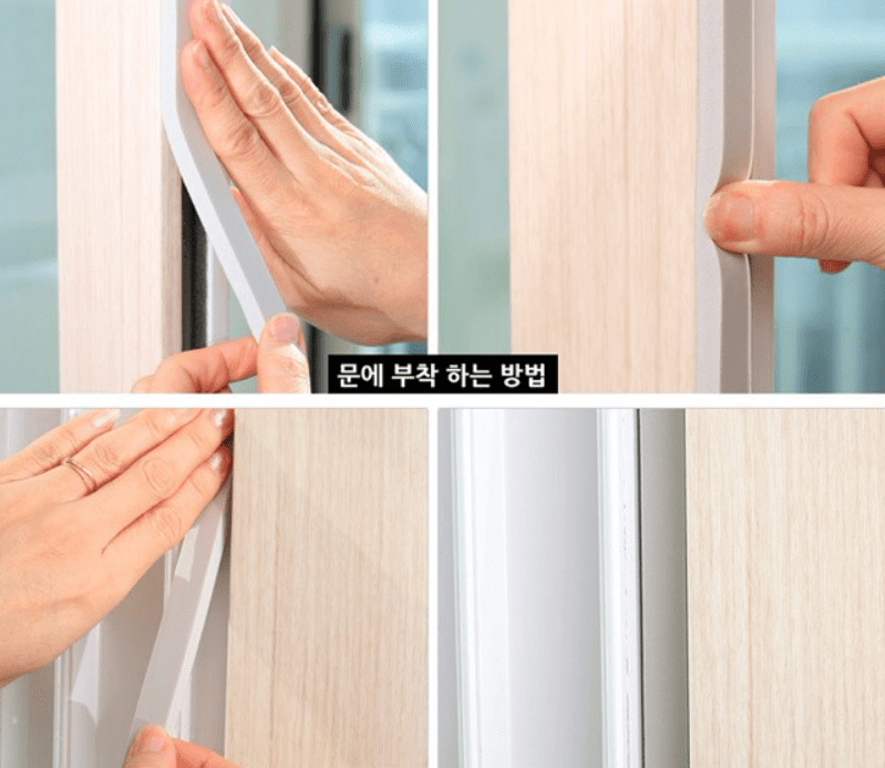 Mùa đông Hàn Quốc & Những vật dùng cần thiết - Vật liệu chắn gió khe cửa