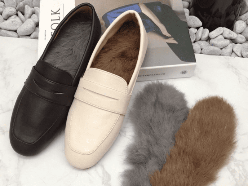 Mùa đông Hàn Quốc & Những vật dùng cần thiết - Lót giày bằng lông